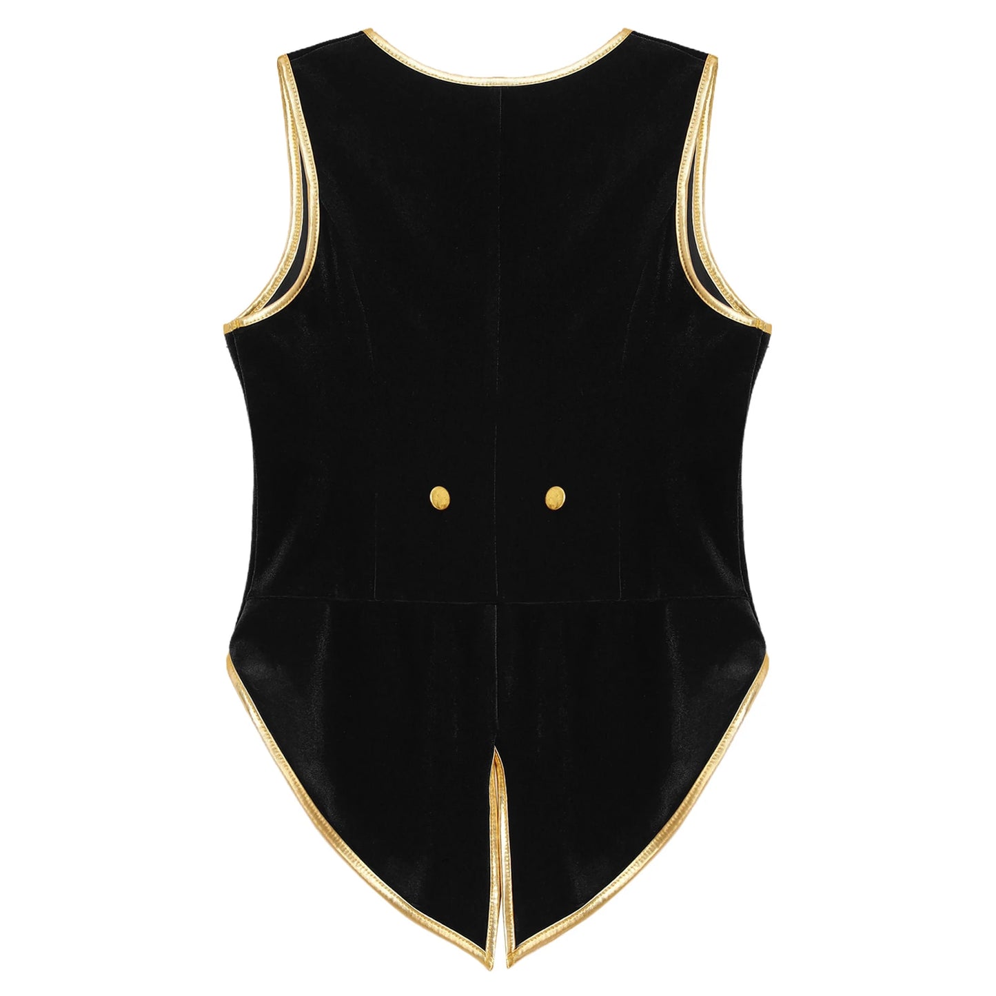 Velvet Vest Children Gentleman Tuxedo Vintage Victorian Steampunk Jacket Tailcoat Theme Party Medieval Costume Fancy Dress Up