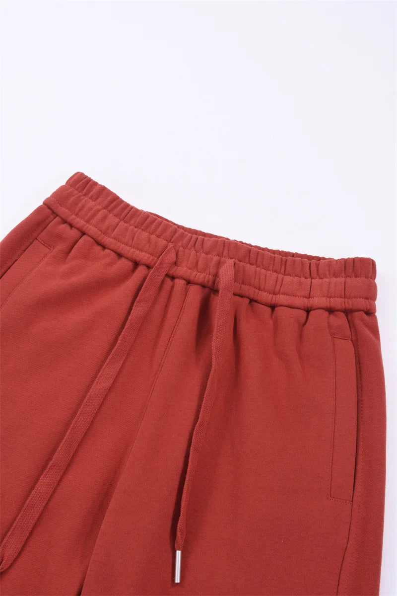 Pantalon Droit Coton Streetwear Femme