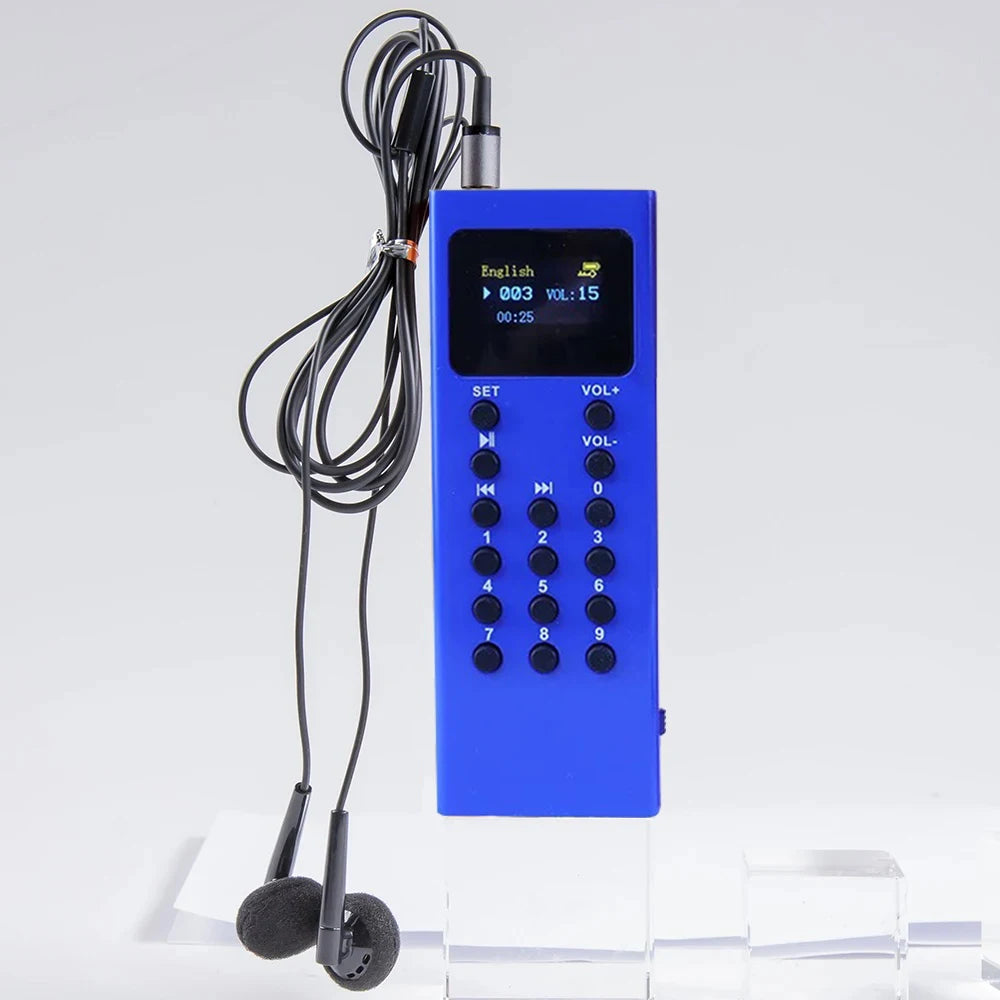 16GB Audio Guide System Museum Tourism Scenic Spot Audio Guide MP3 Player Different Languages Audio Guide
