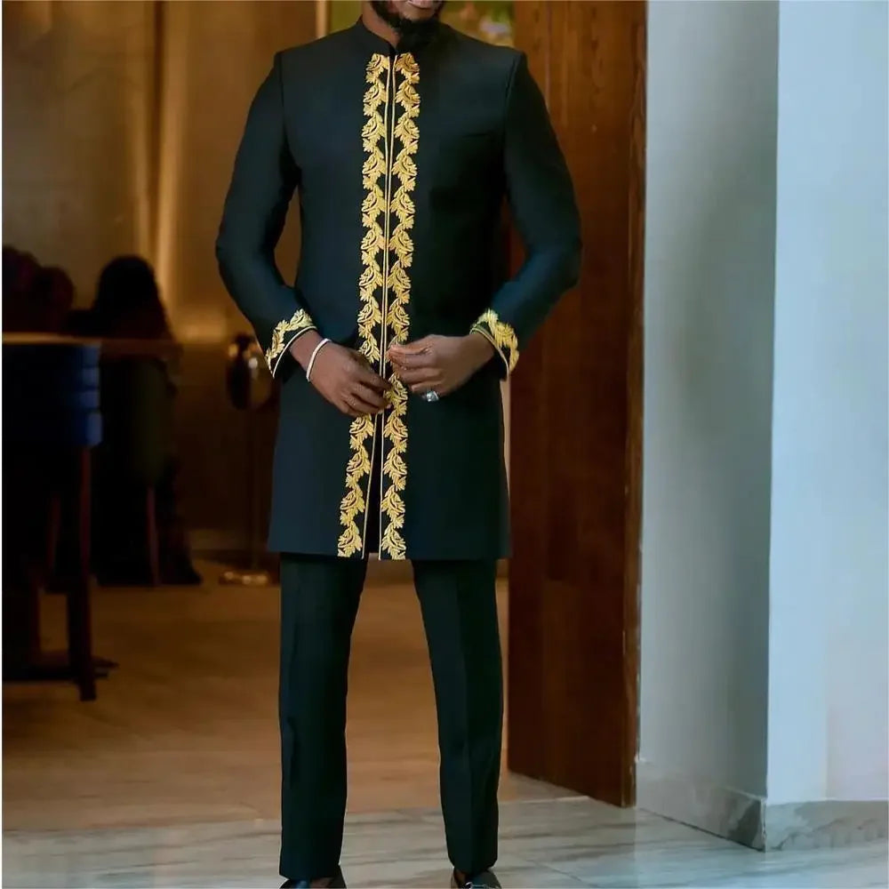 Ensemble Dashiki Africain 2 Pieces Homme