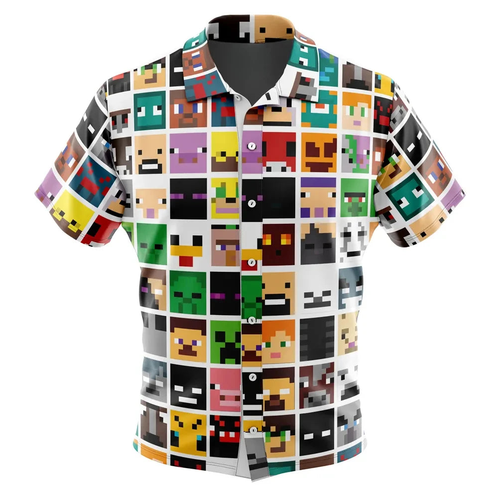 Chemise Hawaiian Rengoku Demon Slayer