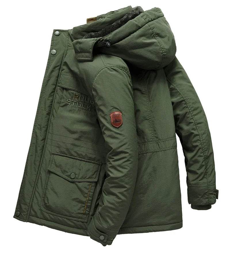 Parka Militaire Coupe-Vent Multi-Poches