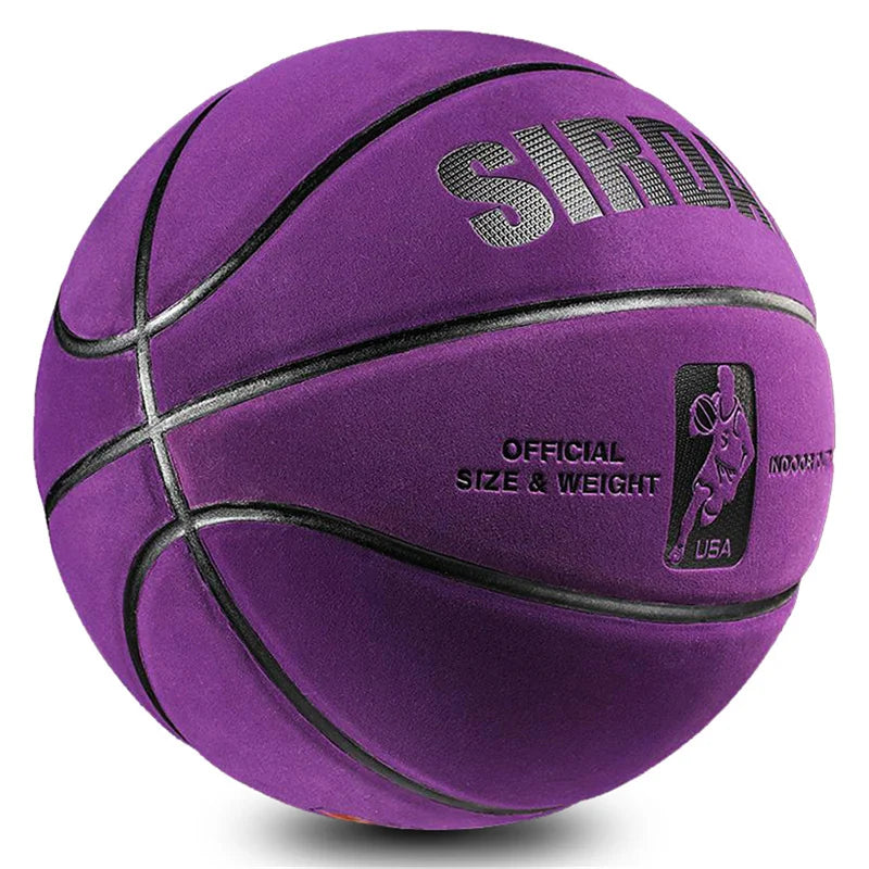 Ballon de Basket "Deep Purple" - Microfibre Anti-Glisse