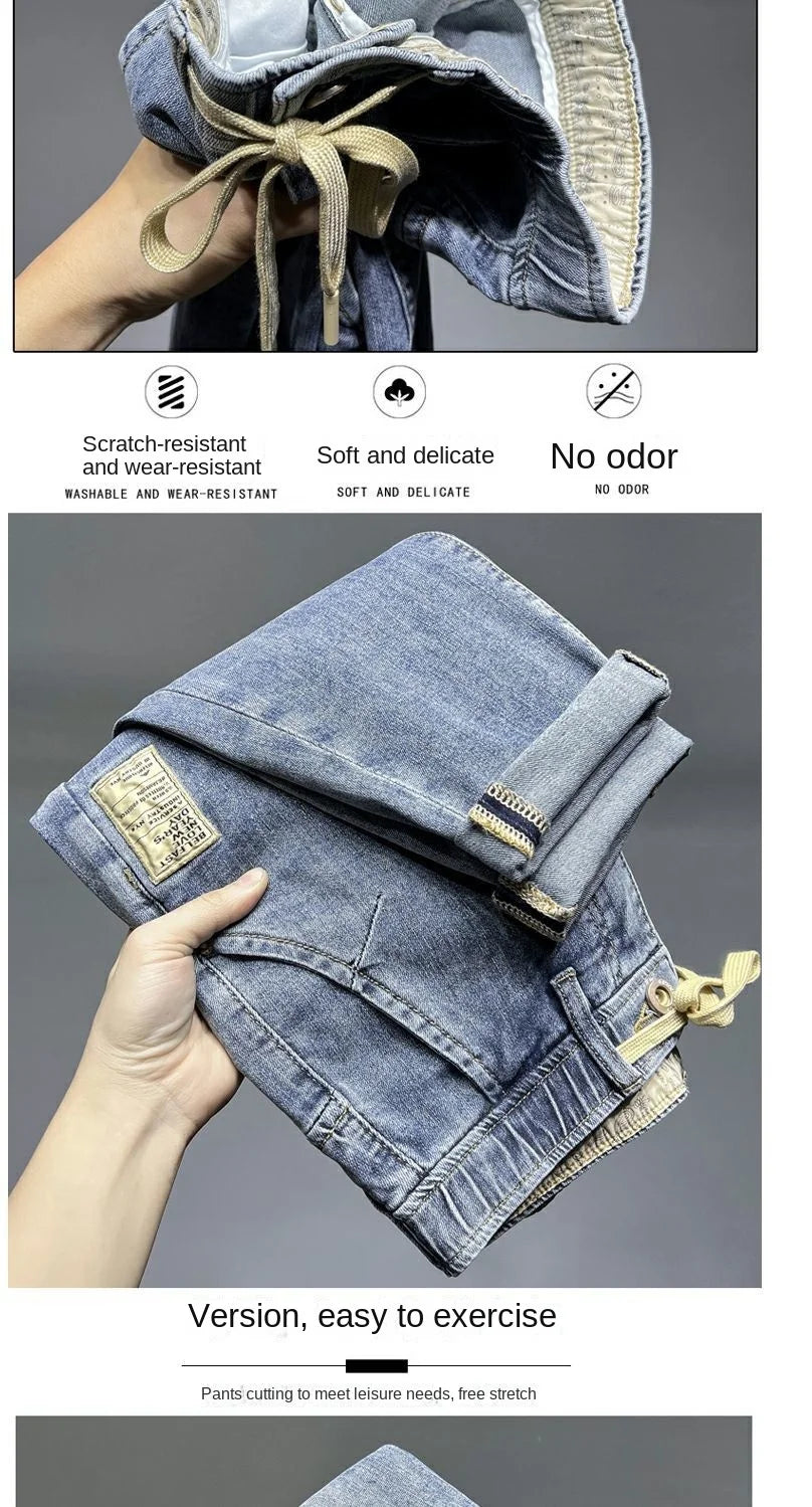 Jean Cargo Korean Tapered Baggy Washed