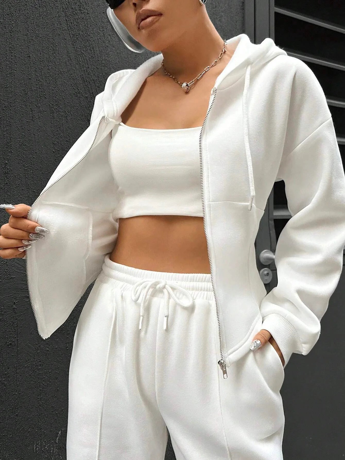 Ensemble Sport Femme - Zip-up & Jogging Slim