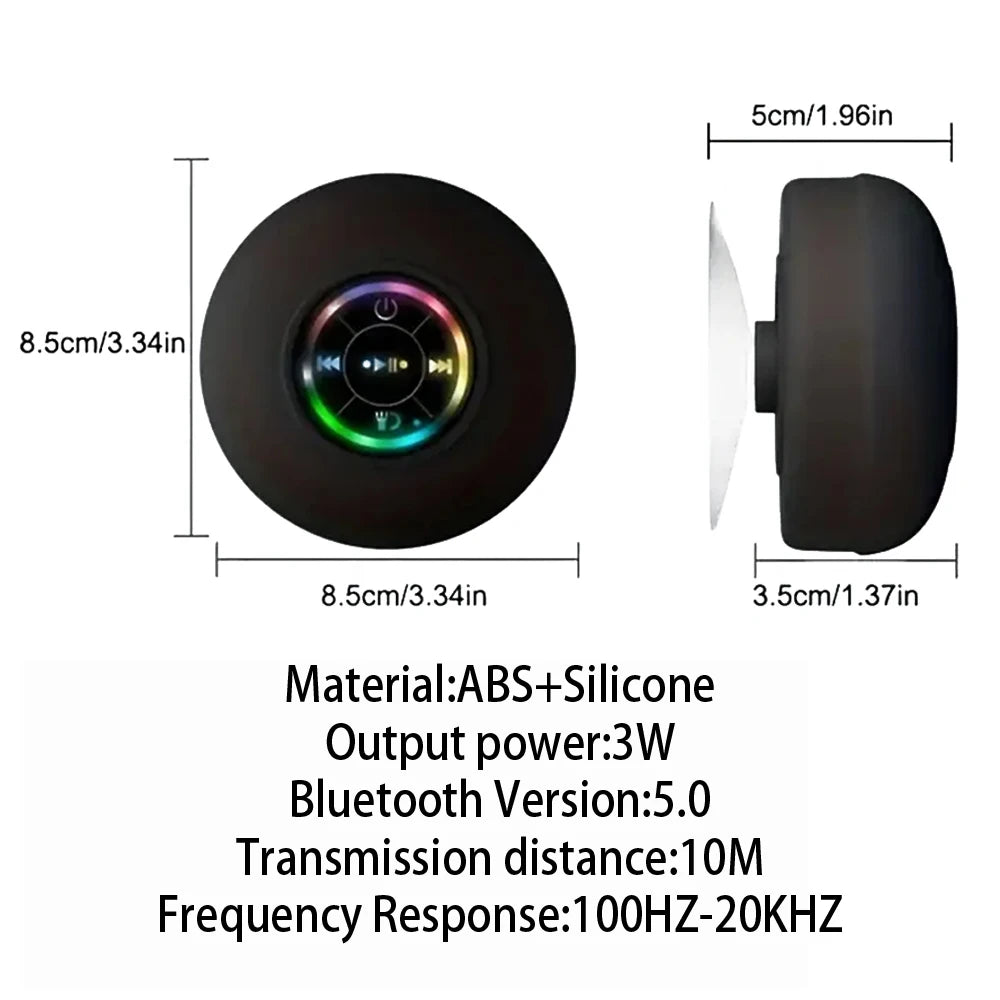 Enceinte Bluetooth Portable Ventouse IPX4