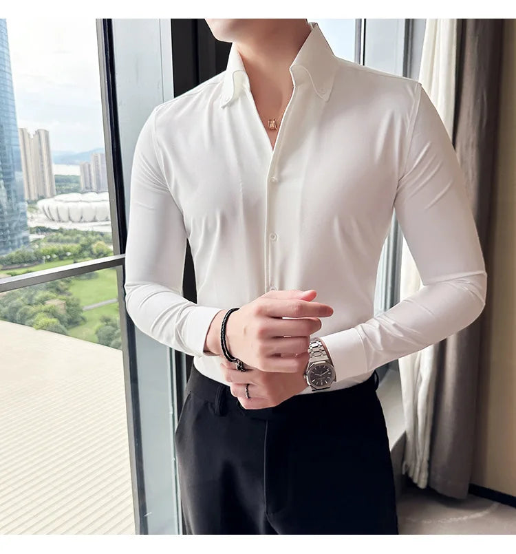 Chemise Slim Fit British ML Homme 2026