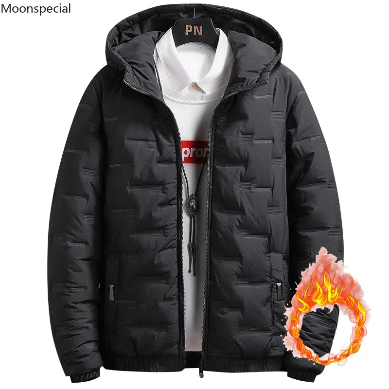 Parka Coton Outdoor Capuche Homme Hiver