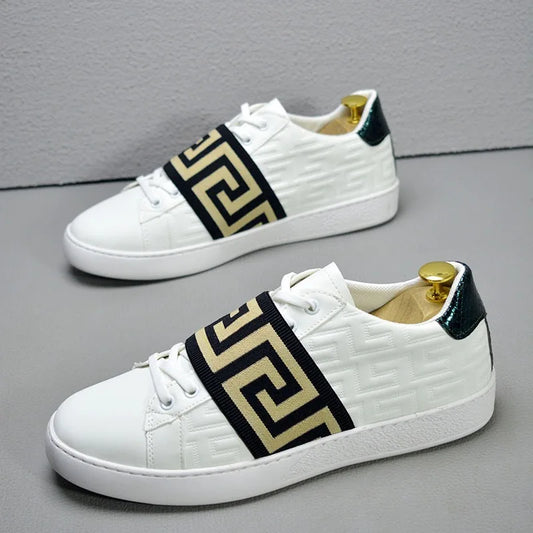 skateboard stylish shoes for man sneakers comfortable luxury man casual shoes flats trainers black white scarpe eleganti uomo