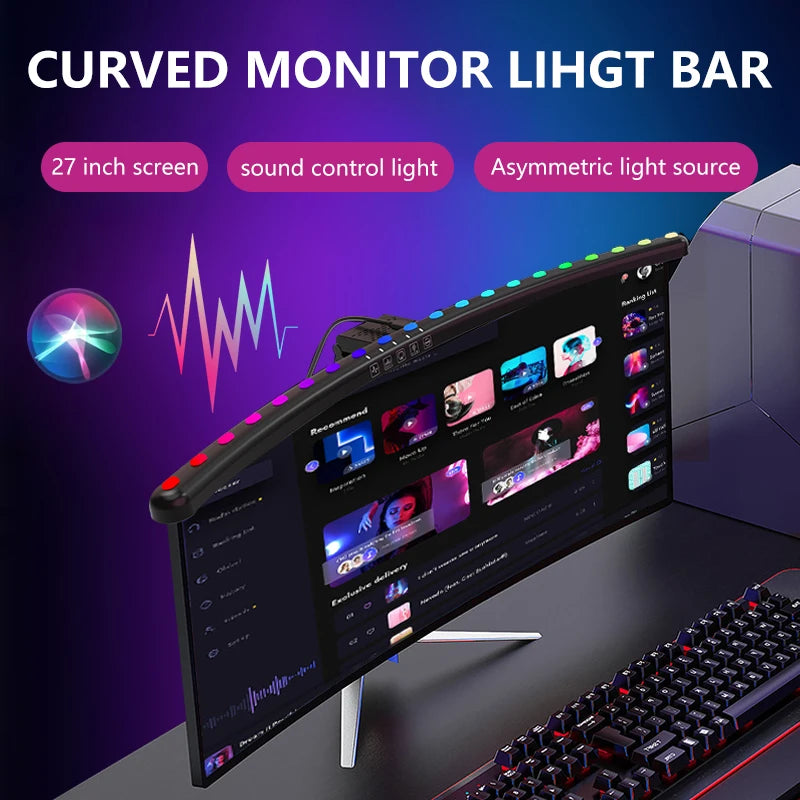 Barre Lumineuse Moniteur PC RGB Protection Yeux
