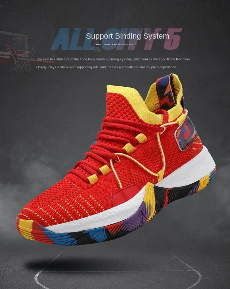 Sneaker Sport Léger Antidérapant Multicolor