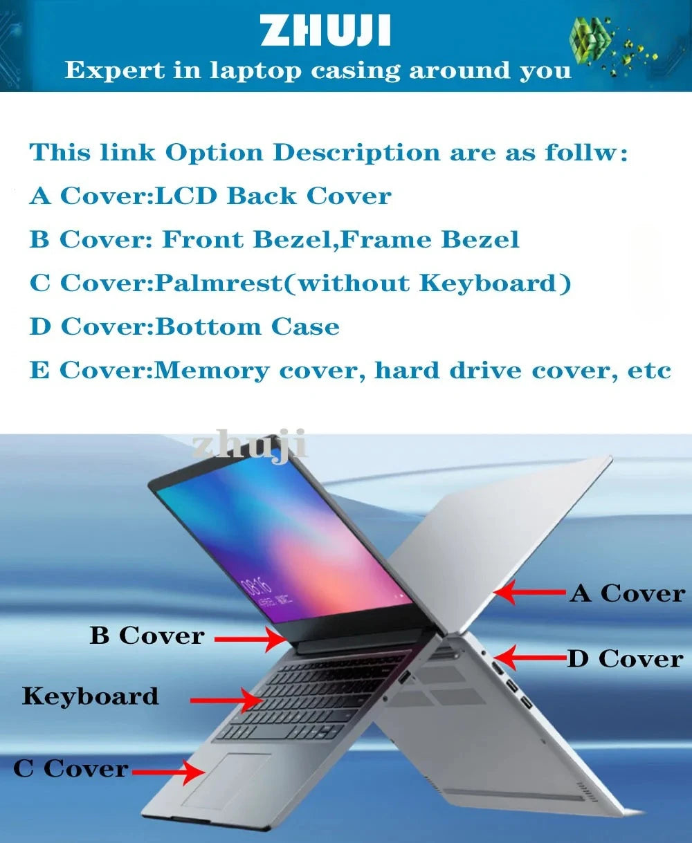For LEGION 5 15IMH05H 15ARH05H 15ARH05 Y550-15 NEW Laptop LCD Back Cover Front Bezel Palmest Lower Bottom Case black
