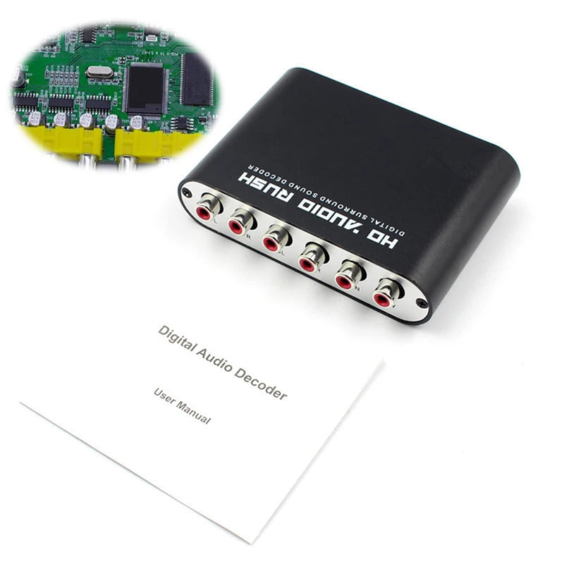 5.1 Audio Gear  AC-3 Digital Audio Converter LPCM To Digital Audio Decoder