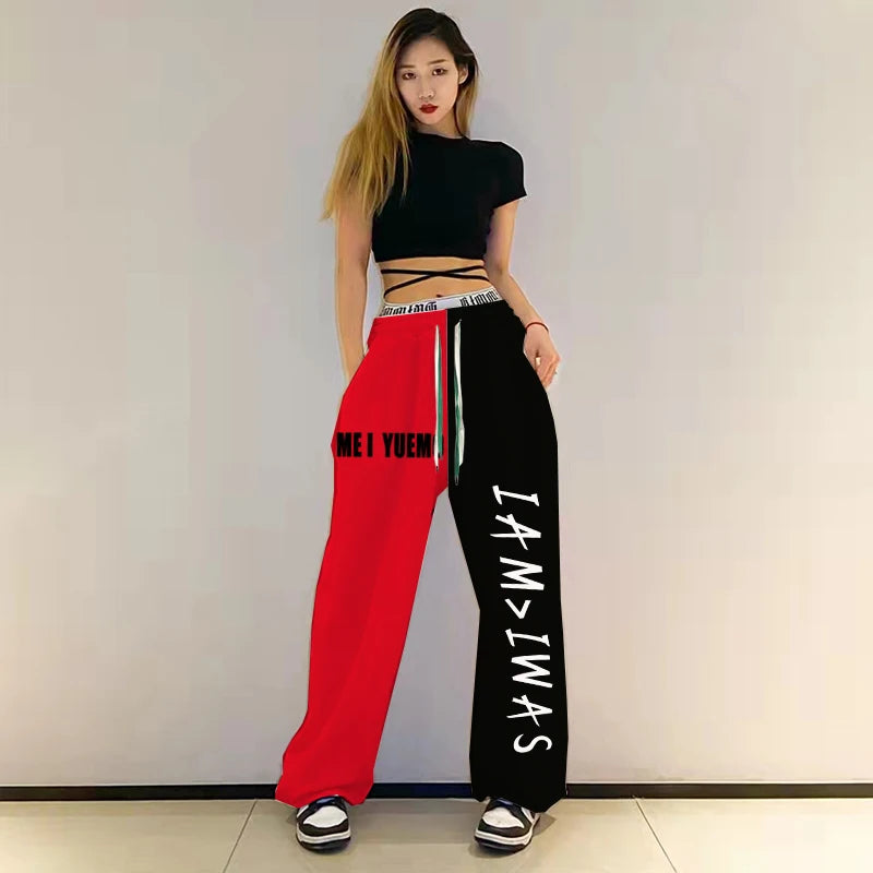 Pantalon Jazz Imprimé Ample Femme