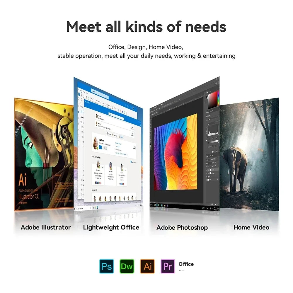 Portable Mini PC  Core i9-10980HK Gaming Mini PC Windows 11 Pro 16GB/32GB DDR4 1TB 2TB M.2 SSD WiFi 6 BT5.2 Desktop Computer