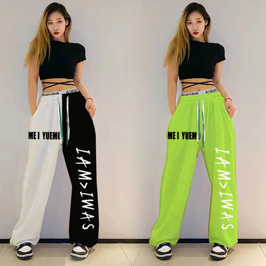 Pantalon Jazz Imprimé Ample Femme