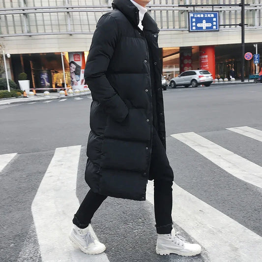 Parka Longue Matelassee Homme Korean