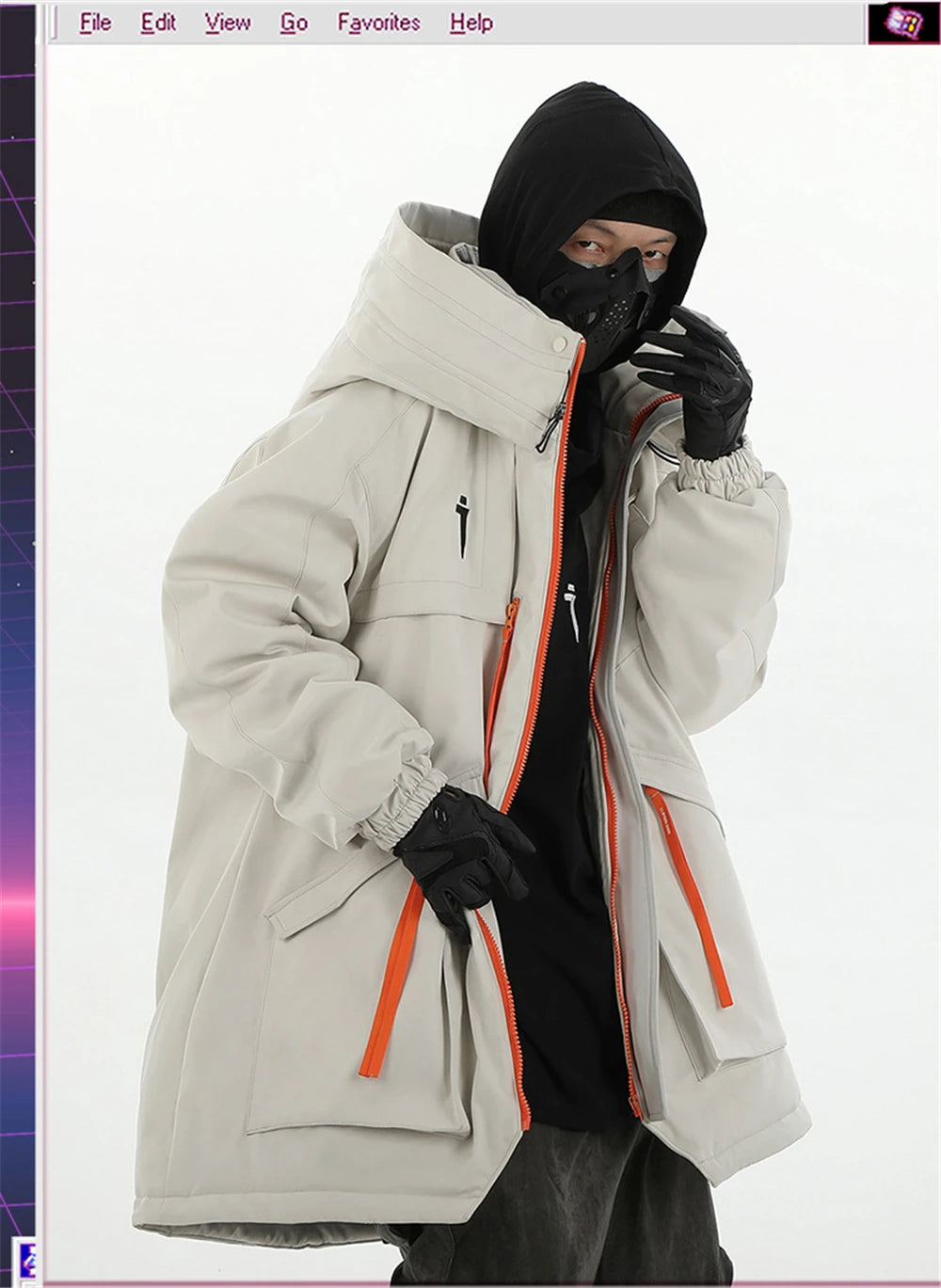 Parka BYBB Tactique Multi-Poches Mixte