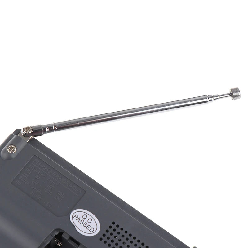 【TO】1PC Portable Mini Radio Handheld Dual Band SW/AM/FM Music Player Speaker with Telescopic Antenna Indoor/Outdoor Radio Stereo