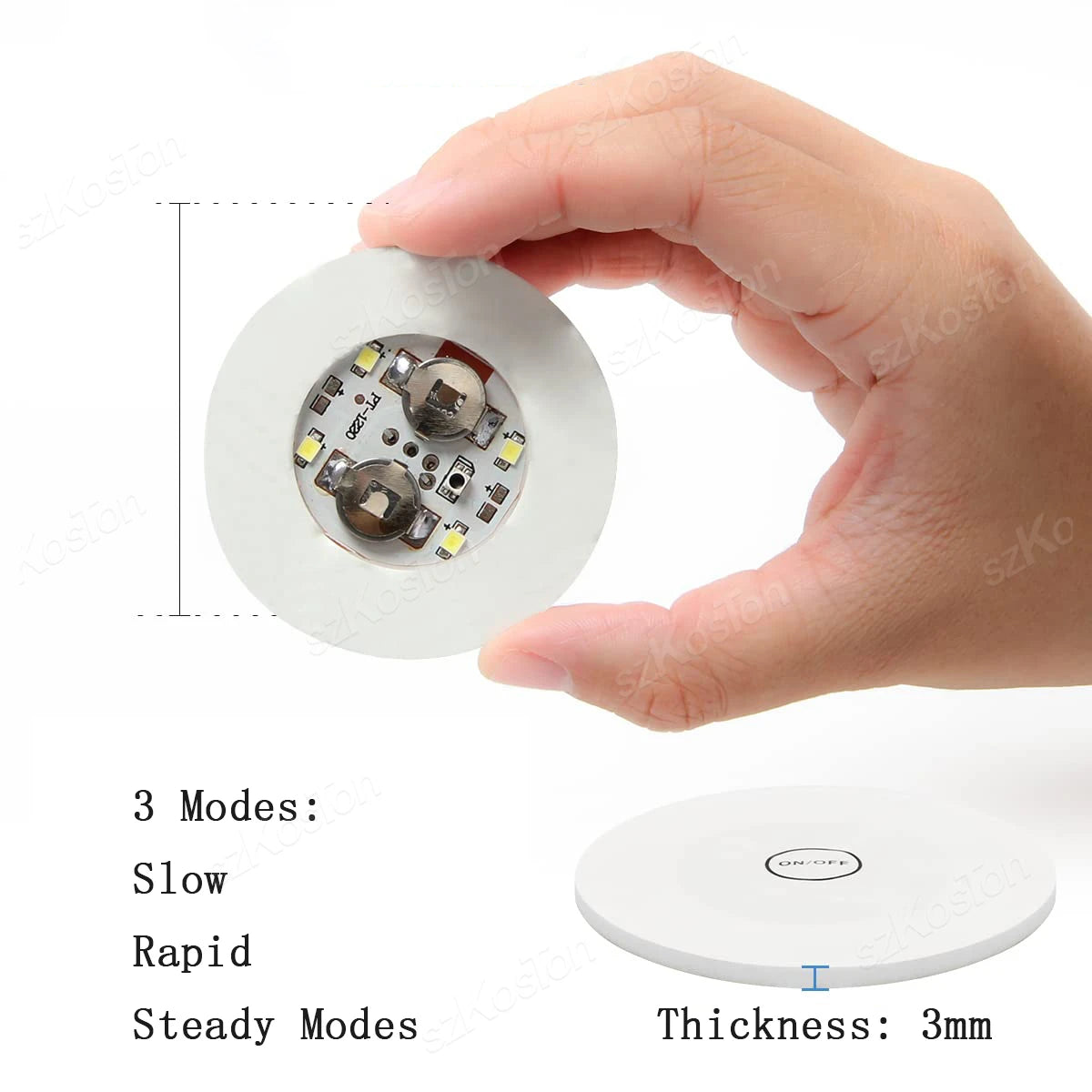 1-200PCS LED Bottles Coaster Lamps Luminous Cup Stickers Lights for Bar KTV Wedding Party Cocktail Drink Cups Vase Decoration
