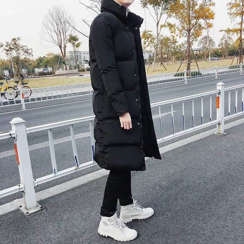Parka Longue Matelassee Homme Korean