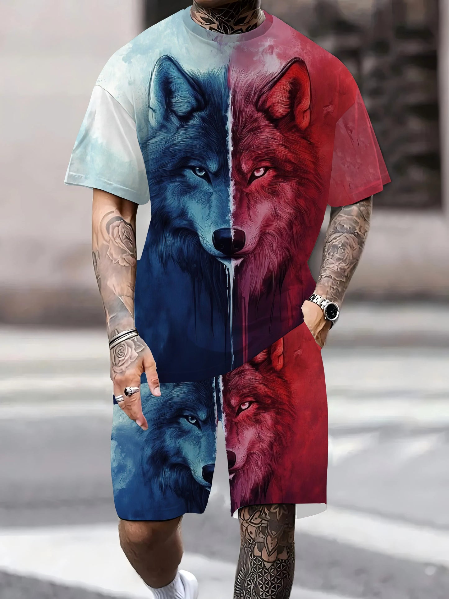 Ensemble T-Shirt Short Street Sport Homme