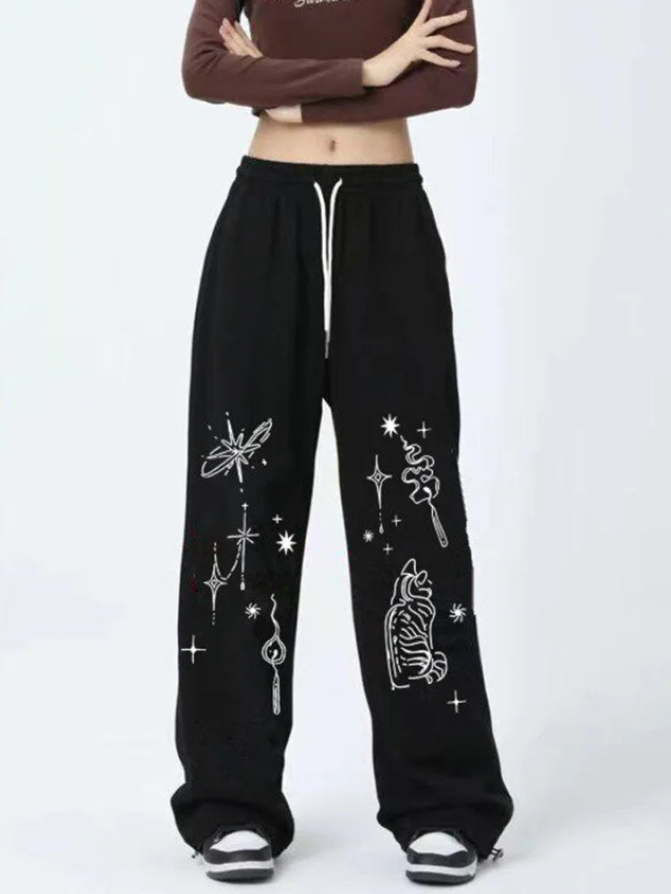 Pantalon Y2K Vintage Hip Hop Femme