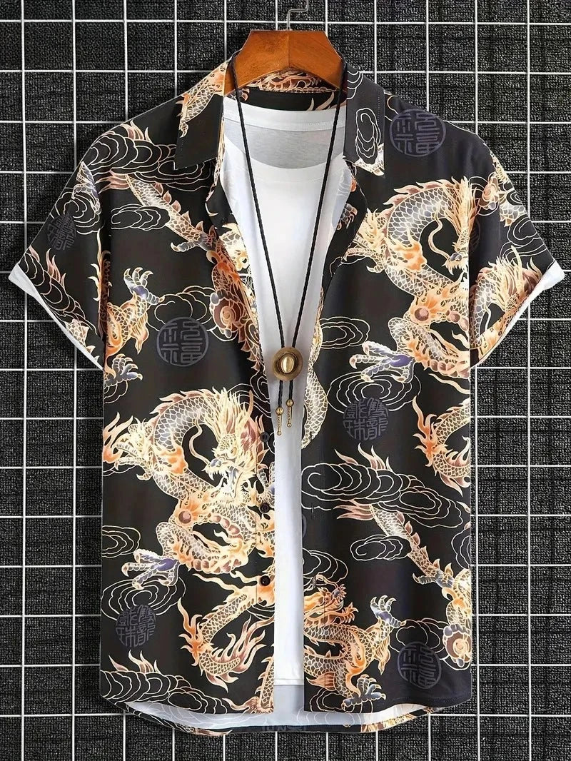Chemise MC 3D Animaux Cartoon Quick-Dry