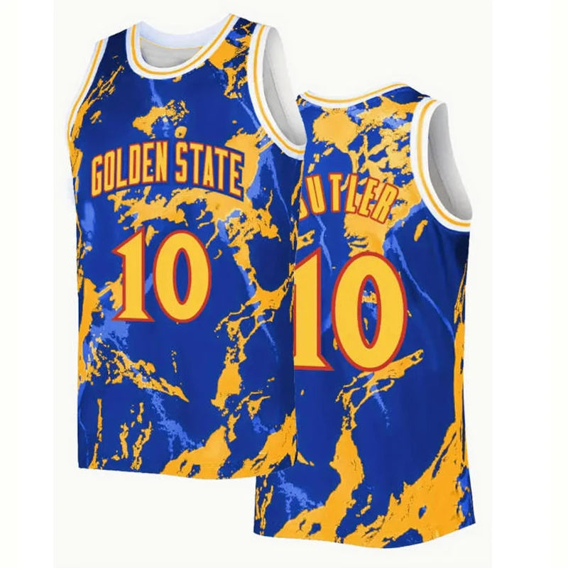 Maillot Basketball Noir Rouge Rétro