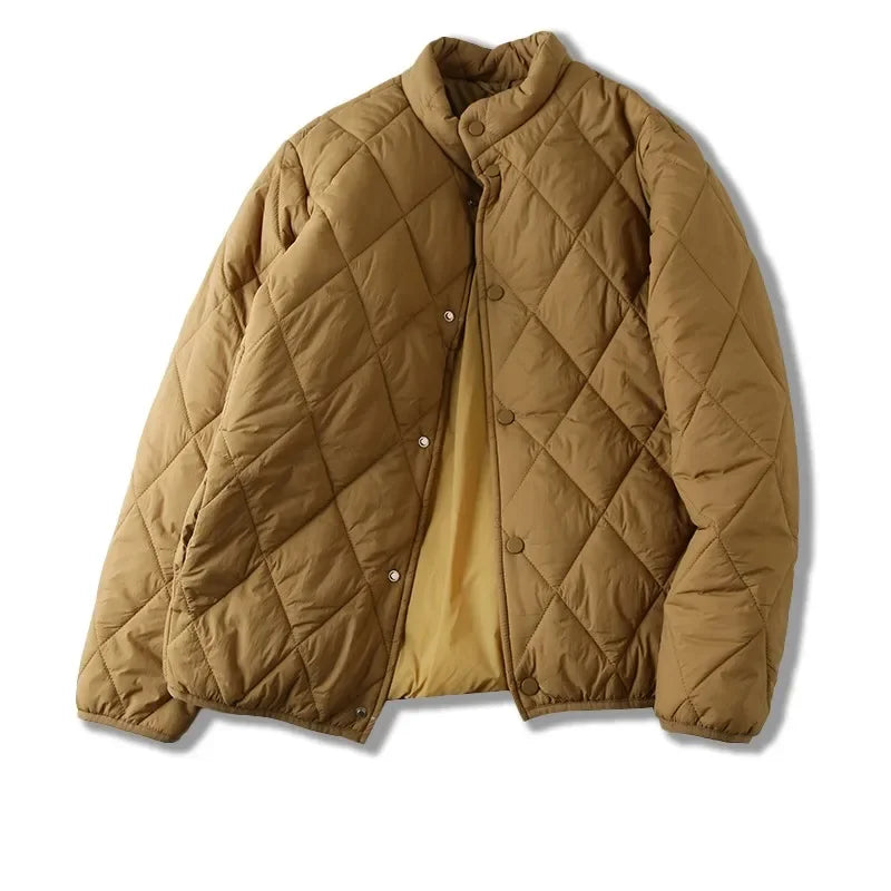 Manteau Coton Losange Couple Leger Hiver