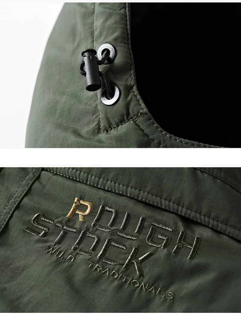 Parka Militaire Coupe-Vent Multi-Poches