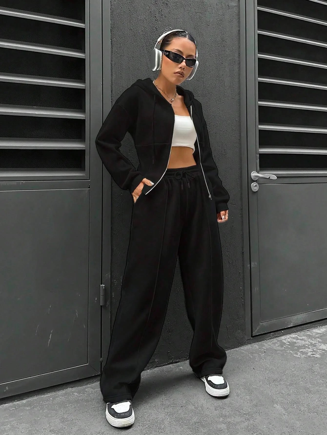 Ensemble Sport Femme - Zip-up & Jogging Slim