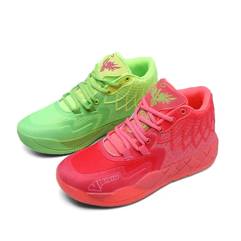 Sneaker Basketball Mandarin Duck Rouge