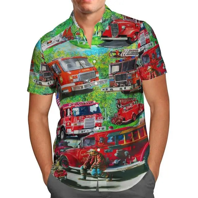 T-Shirt Hawaiian 3D Vaisseau Spatial