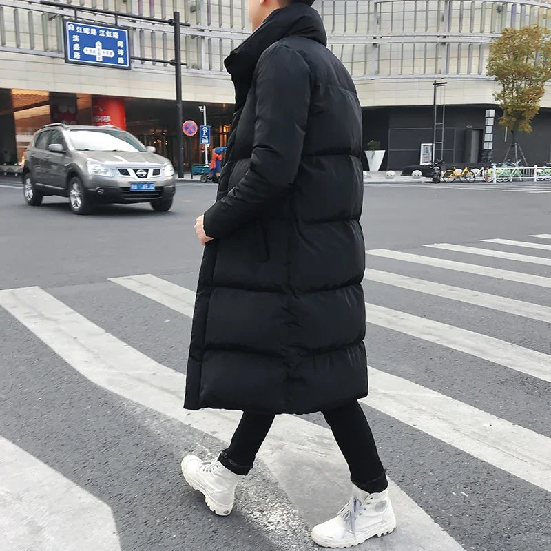 Parka Longue Matelassee Homme Korean