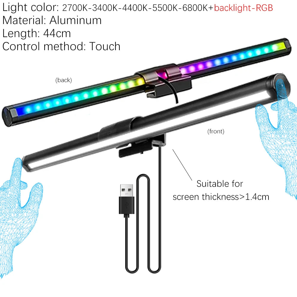Barre Lumineuse Moniteur PC RGB Protection Yeux