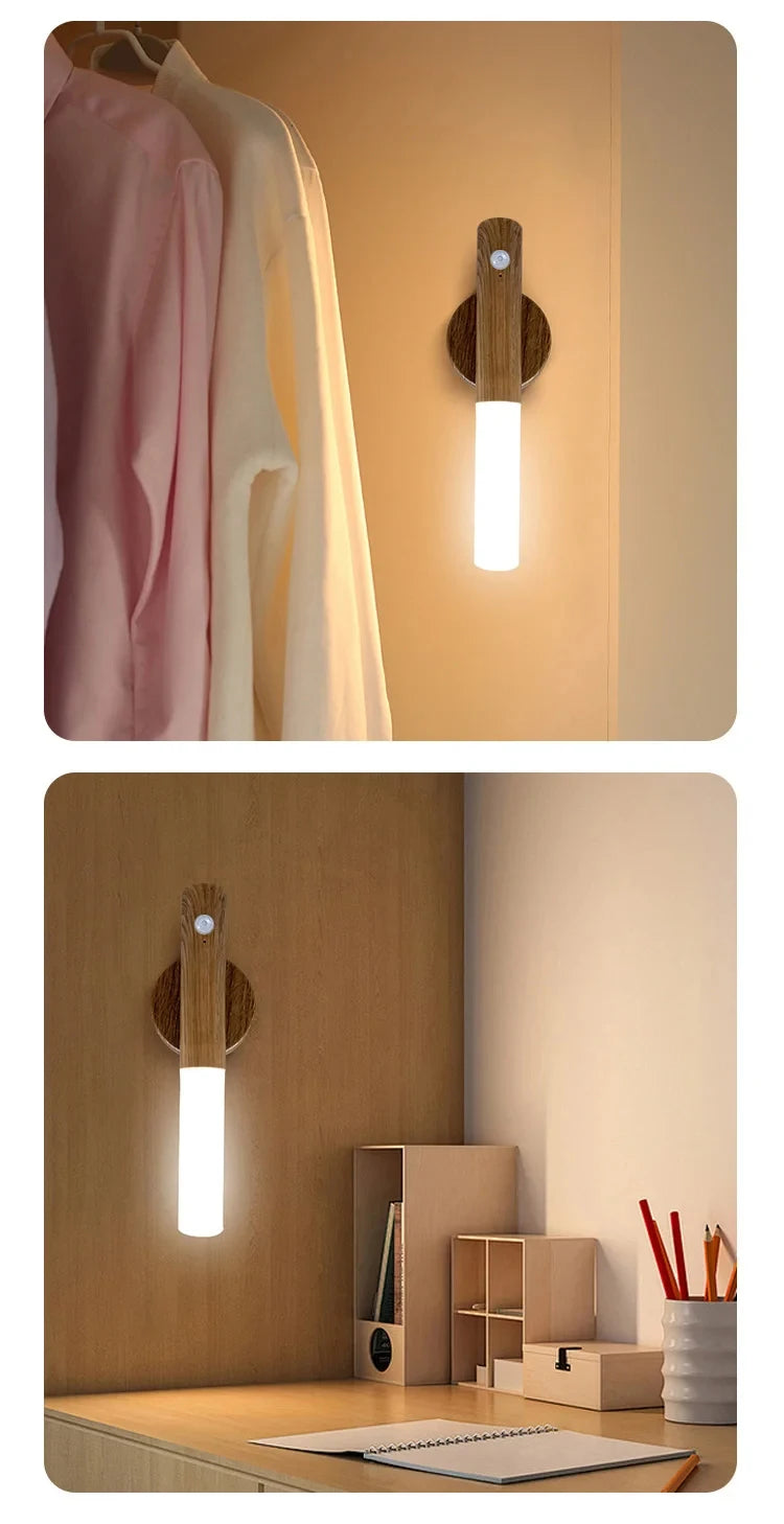 Veilleuse LED USB Détecteur Mouvement Armoire