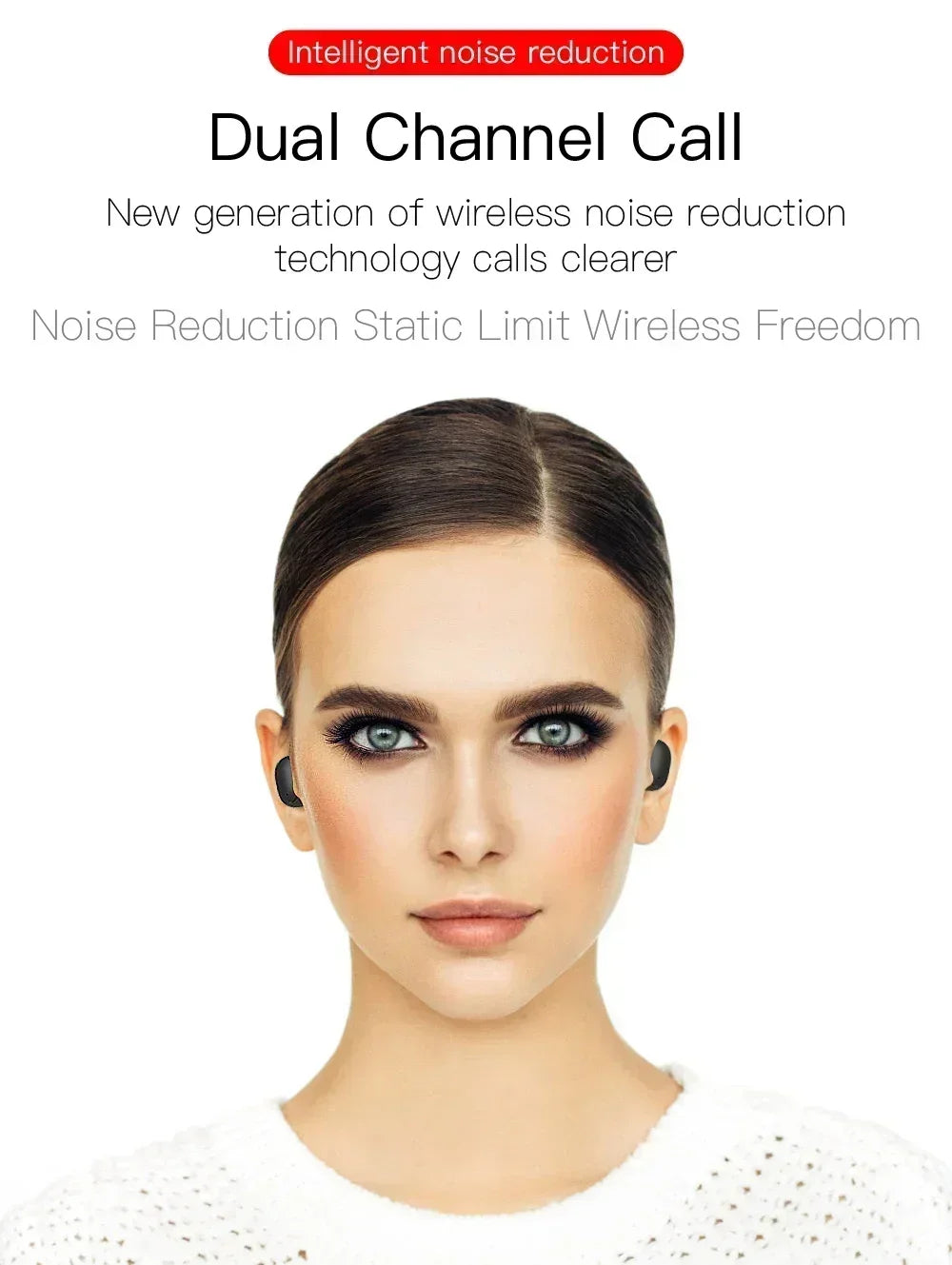 Écouteurs Bluetooth TWS E6S Anti-Bruit
