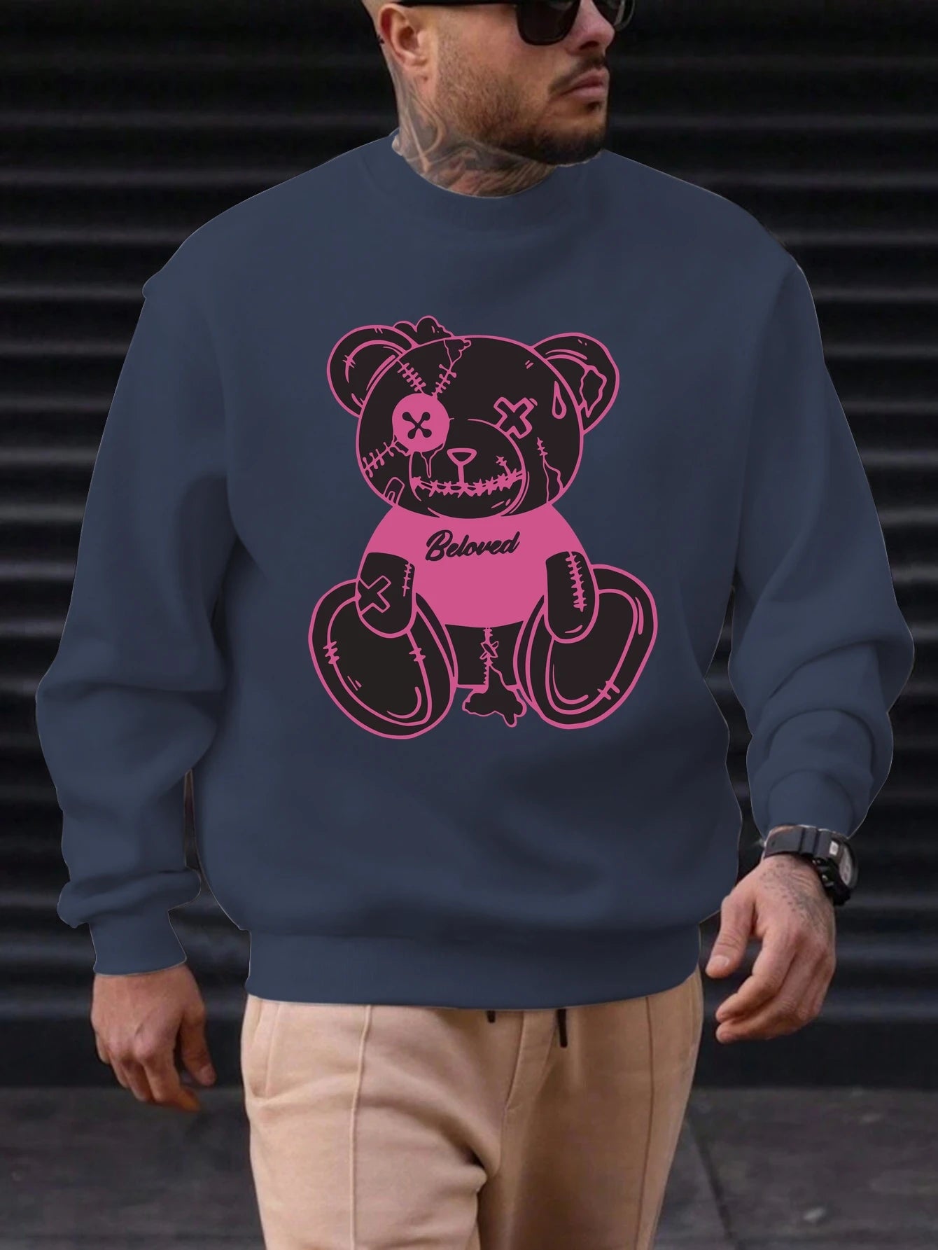 Sweat "Teddy Bear" - Distressed Streetwear