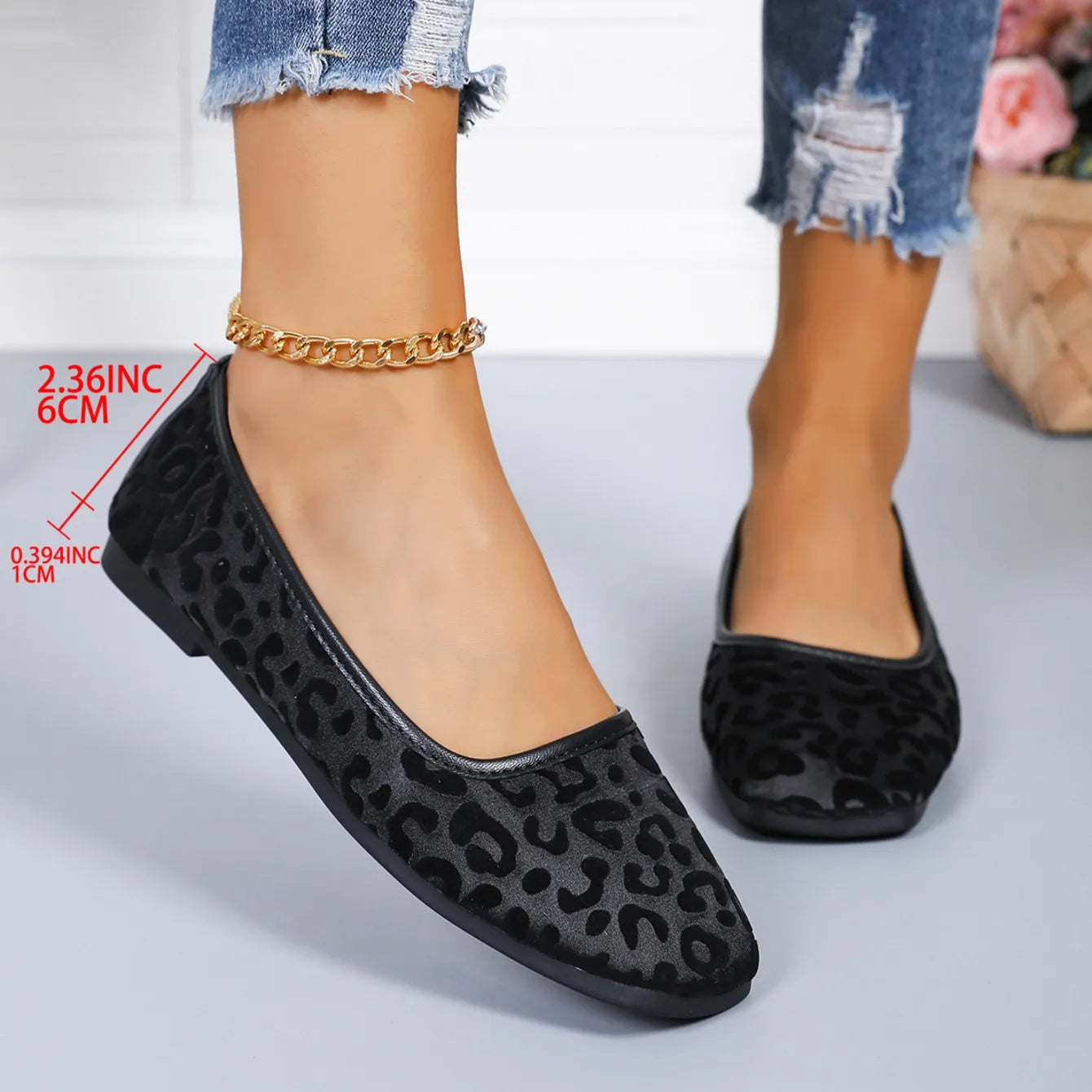2026 Women Flats Spring Autumn New Fashion Square Toe Shoes Casual Breathable Loafers Female Comfortable Soft Soled Sneakers