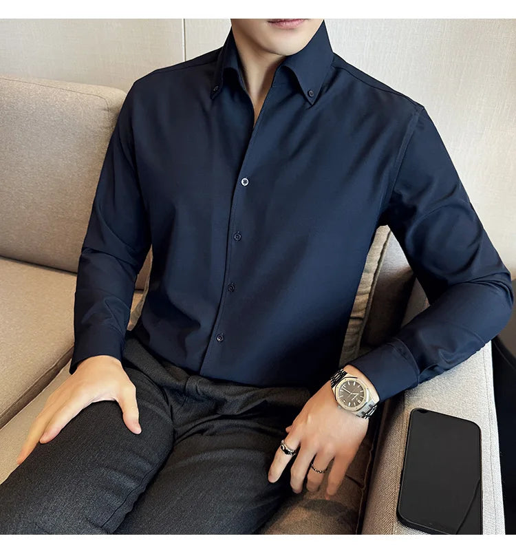 Chemise Slim Fit British ML Homme 2026