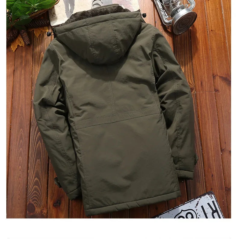 Parka Militaire Coupe-Vent Multi-Poches