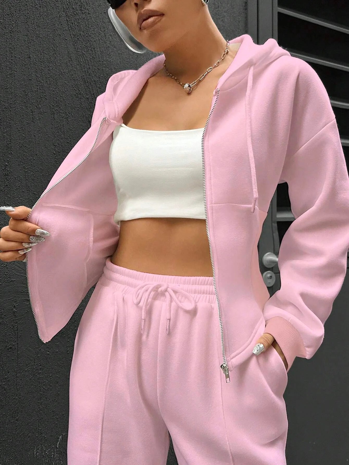 Ensemble Sport Femme - Zip-up & Jogging Slim