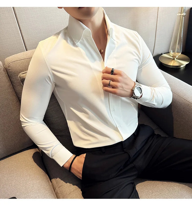 Chemise Slim Fit British ML Homme 2026