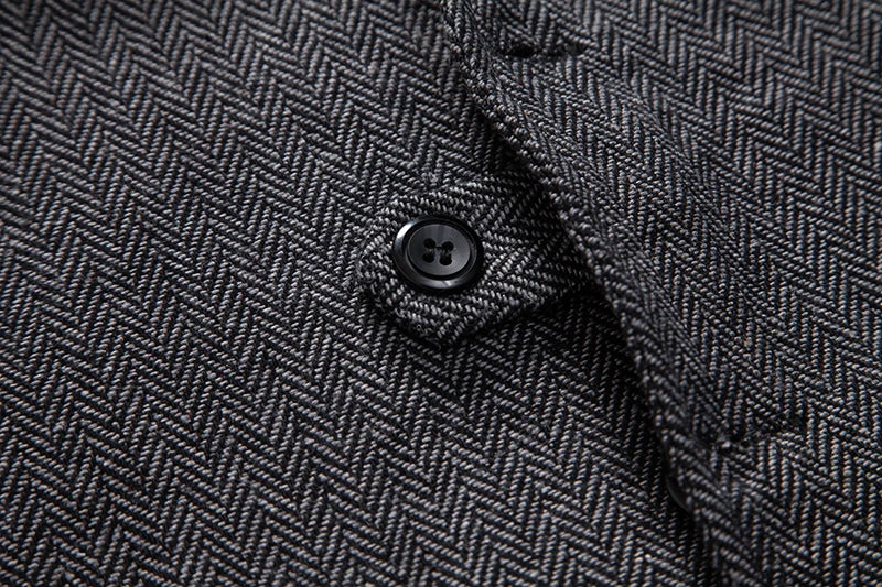 Gilet Tweed Herringbone British Gentleman
