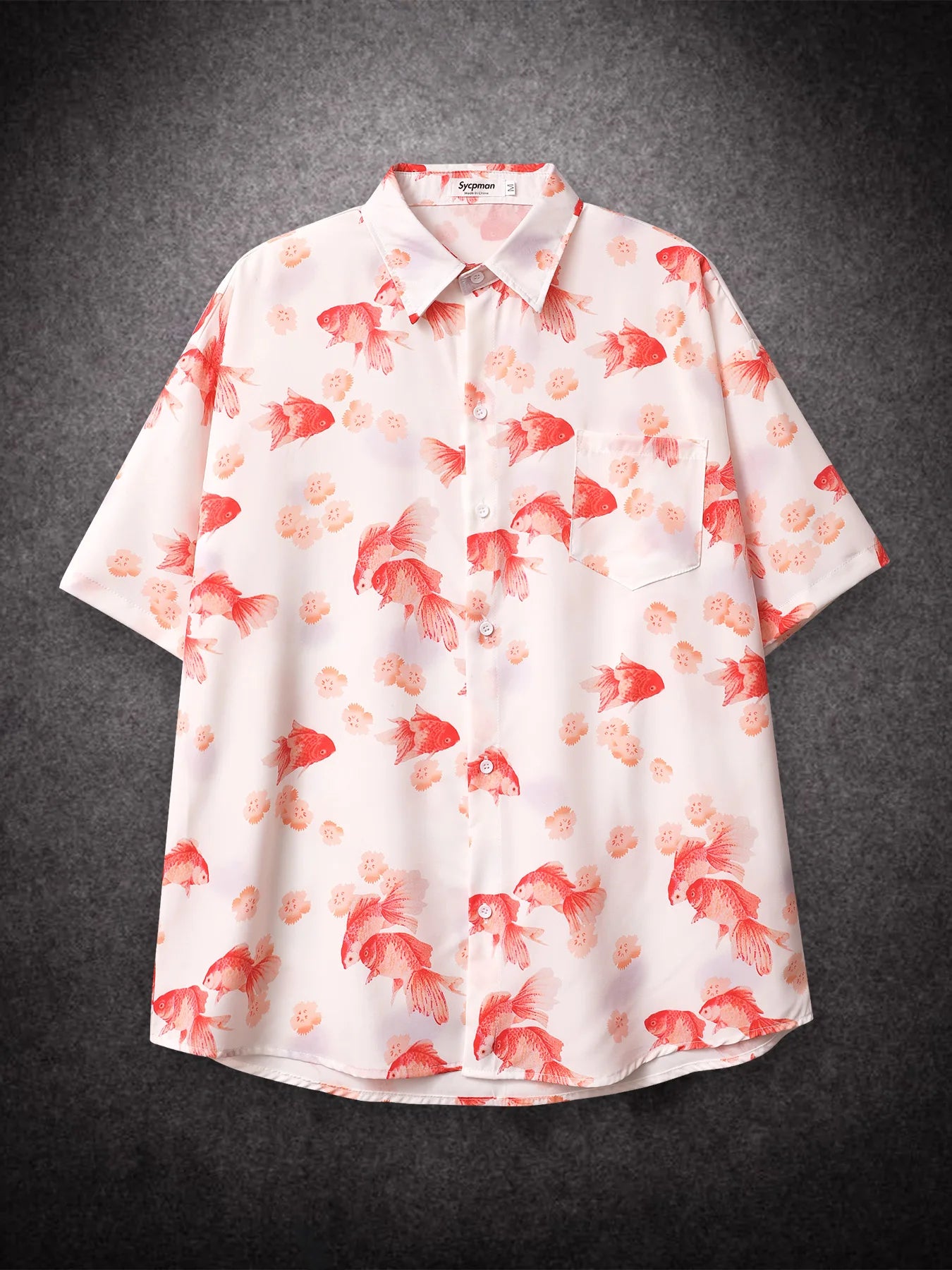 Chemise MC Poisson Dore Hawaiian Loose