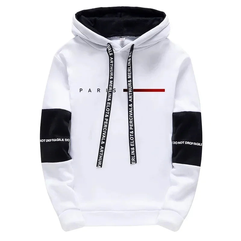 Sweat Capuche Paris Fashion Streetwear Homme