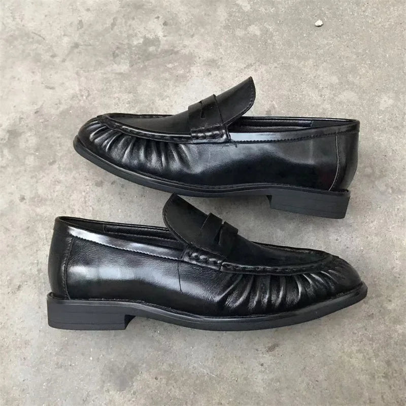 High Quality French Flats Women Shoes Retro Brown Ladies Shoes Woman Fashion Brand Designer Shoes for Women