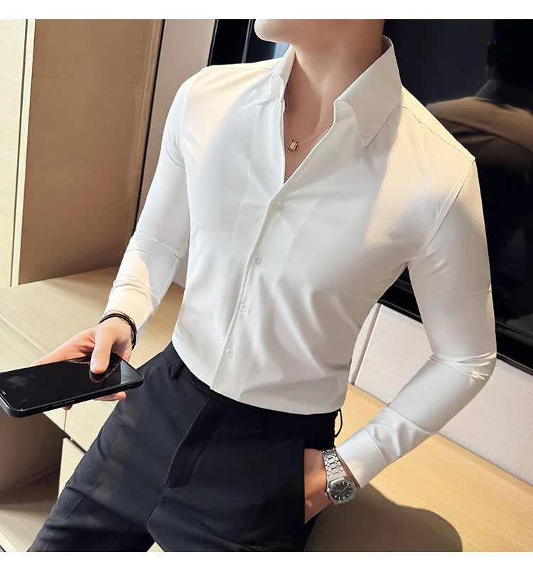 Chemise Slim Fit British ML Homme 2026