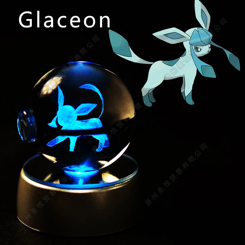 Veilleuse Pokémon 3D - Cristal de Collection (Pikachu/Gengar)